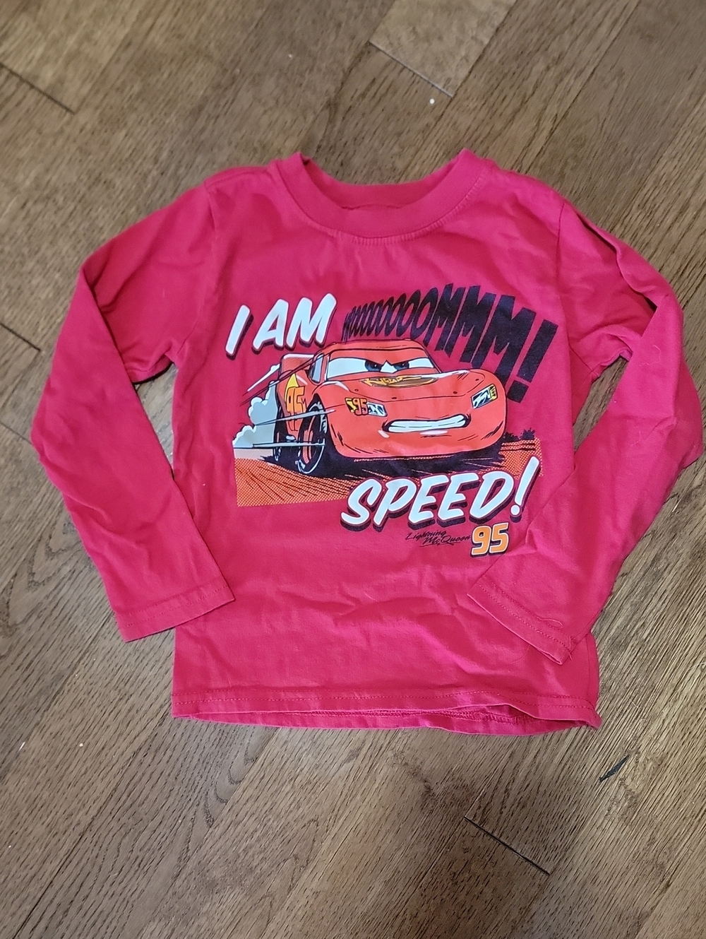 Disney Pink Lightning McQueen Long-Sleeve Tee